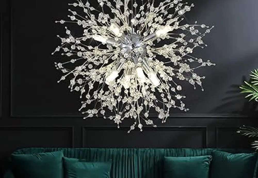 globe chandelier dining room