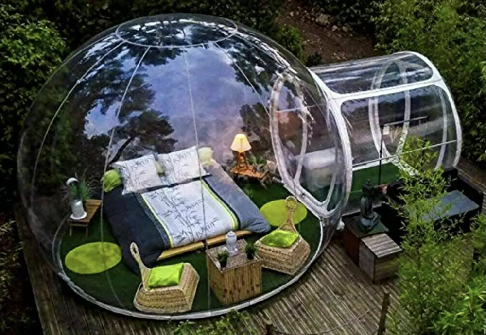 pop-up bubble tent