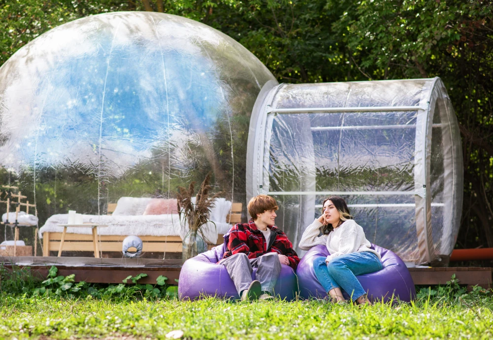 inflatable transparent bubble tent