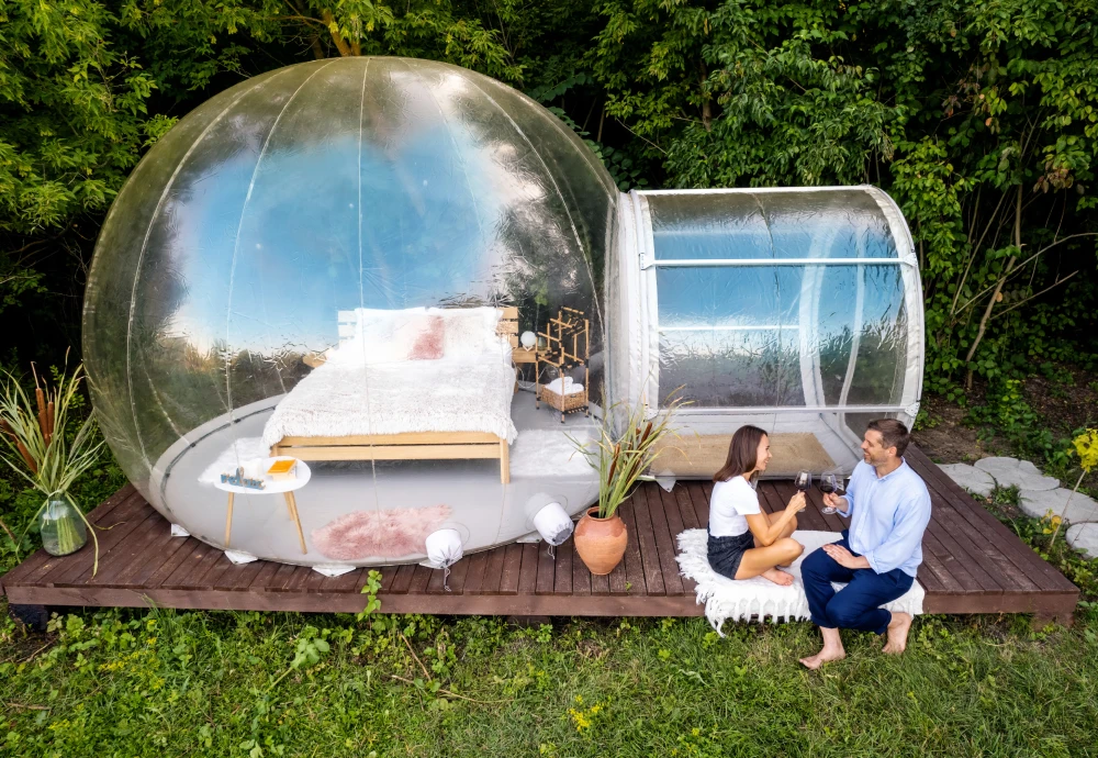 pop-up bubble tent
